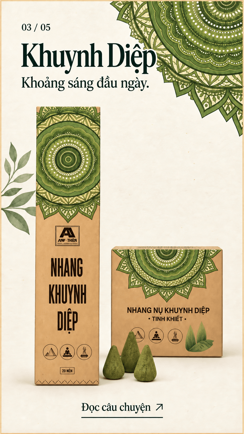 Bộ thẻ hương Khuynh Diệp trọn vẹn